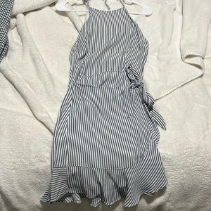 Striped halter Abercrombie dress